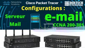 Lire la suite à propos de l’article Configurer un serveur MAIL avec Cisco Packet Tracer